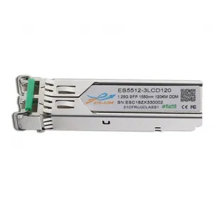 SFP 1310nm 1550nm LC SC 광섬유 송수신기 1.25G 500M 2KM 10KM 20km 40KM 80KM SFP 모듈