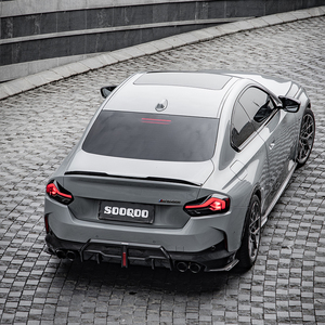 Modanatura Paraurti Posteriore in Fibra di Carbonio Stile SQ per <span class=keywords><strong>BMW</strong></span> Serie 2 <span class=keywords><strong>G42</strong></span> M235i M240i 2021+ - Product Image 2