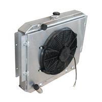 Radiateur de refroidissement entièrement en aluminium avec carénage pour Mitsubishi Montero Pajero NH NJ NL NK 3.0L V6 essence 1991-1998