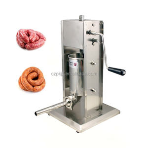Machine à saucisses manuelle commerciale/de vente au détail <span class=keywords><strong>3L</strong></span> 5L 7L 10L 15L en acier inoxydable pour la fabrication de saucisses de porc, de viande et de poisson - Product Image 5