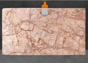 PerfectStone, vente en gros, taille et épaisseur personnalisées, marbre naturel Calacatta rouge pour hôtel de luxe, cuisine, salle à manger - Product Image 2
