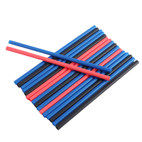 Emballage personnalisé en gros. Paille à boire biodégradable en tube droit pointu, paille écologique
