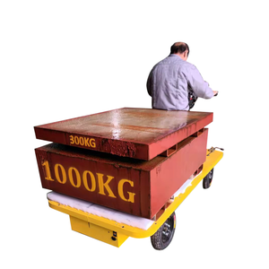 Tải điện nền tảng hàng hóa tàu sân bay Xe đẩy tải nặng Giao thông vận tải giỏ hàng di chuyển xe với 4 bánh xe cho tải - Product Image 2