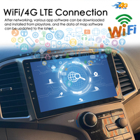 Radio Mobil Android 13 8GB+128GB Kontrol Suara AI Wireless CarPlay untuk Toyota Venza 2008-2016 Pemutar Video Multimedia Stereo GPS