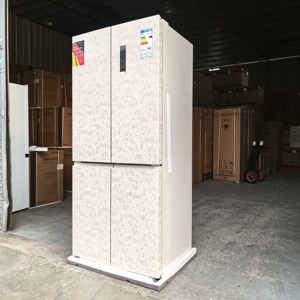 <span class=keywords><strong>Réfrigérateur</strong></span> <span class=keywords><strong>Samsung</strong></span> de qualité supérieure à 4 portes, porte croisée, porte noire, 510L, refroidissement par air, dégivrage automatique, BCD-450, 220V, 50/60HZ - Product Image 2