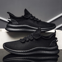 Chaussures de sport et de marche respirantes en maille pour hommes, grandes tailles 39-47, avec lacets, semelle intérieure en EVA, baskets antidérapantes en TPU, légères