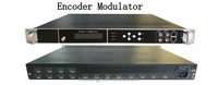 Equipo de Fibra Óptica, Codificador Modulador Digital de Alta Calidad de 16 Puertos para CATV, Óptico, DVB-T, ISDB-T