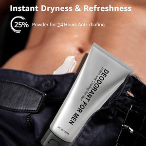 Crema desodorante de bolas unisex con etiquetas privadas personalizadas, crema hidratante antirozaduras, reduce el olor del sudor, sin aluminio para el área de la ingle - Product Image 5