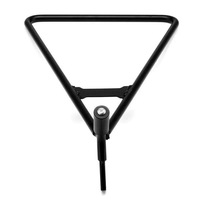 Support triangulaire pour moto en acier inoxydable, support latéral robuste pour moto tout-terrain, ajustement universel, antirouille, garantie de 6 mois