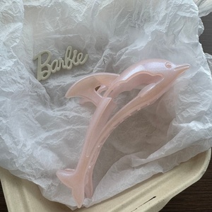 Pinza de Pelo de Plástico con Diseño de Delfín y Perlas Brillantes, Accesorio para el Cabello a la Moda para el Día de San Valentín, Resistente al Agua, Verano 2026, 13 cm - Product Image 6