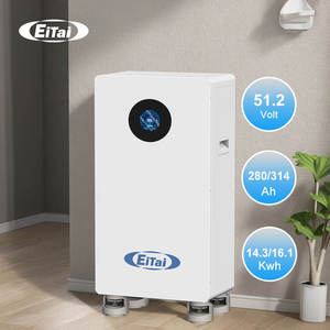 Batería de iones de litio EITAI 10 Kwh 14Kwh 15Kwh 16Kwh almacenamiento Lifepo4 48 V 51,2 V 200Ah 280Ah 314Ah para sistema <span class=keywords><strong>solar</strong></span> - Product Image 1