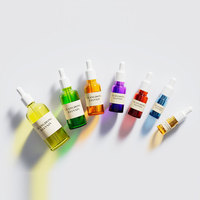 Flacon Compte-Gouttes en Verre à Étiquette Personnalisée 5ml - 100ml, Bouteilles de Sérum en Verre Ambré Avec Pipette en Verre pour Cosmétiques et Huiles Essentielles