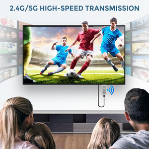 HOOMC 1080P 60Hz, écran sans fil Plug and Play, Mirrorcast AirPlay pour <span class=keywords><strong>iPhone</strong></span>/Android/Mac OS/Windows - Product Image 6