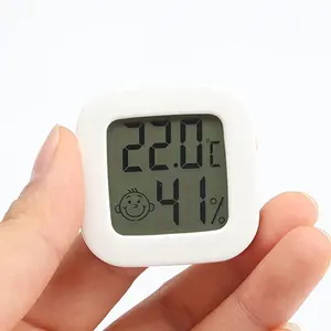 Pengukur kelembaban temperatur dalam ruangan, alat pengukur akurat higrometer termometer Hygrometer Digital Mini