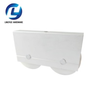 Vente directe usine : Rails et roulettes pour portes et fenêtres coulissantes à double roulement, en alliage d'aluminium à rainure en U, accessoires durables