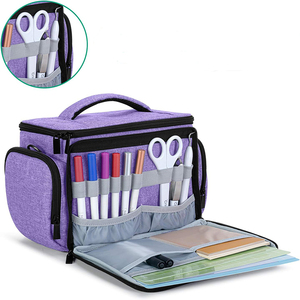 Sac fourre-tout <span class=keywords><strong>Cricut</strong></span> Joy, sac de rangement portable avec poignée pour <span class=keywords><strong>stylos</strong></span> et outils d'artisanat, étui de transport pour <span class=keywords><strong>Cricut</strong></span> Joy - Product Image 1