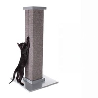 USMILEPET-Poteau à griffer en sisal naturel, design simple, protège vos meubles, poteau d'escalade, arbre à chat pour tous les chats
