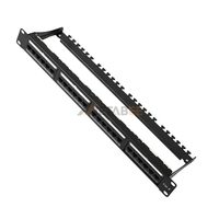 Panneau de brassage pour coupleur RJ45 de 19 pouces pour connexion réseau haute vitesse