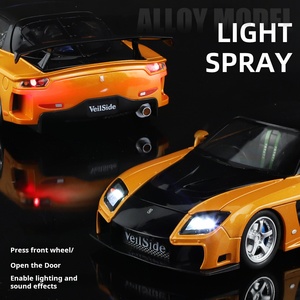 Modellino in Lega Pressofusa <span class=keywords><strong>1</strong></span>:<span class=keywords><strong>24</strong></span> Wide Rocket Street Edition con Porte Apribili, Cofano, Luci, Suoni e Funzione Pull-Back e Sterzo per Ragazzi - Product Image 3