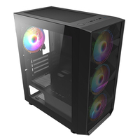 Computer New Gaming Pc Case Micro Case HDD SSD Gamer Desktop Sell Micro Mesh Panel Bet Cooling Computer Gaming case