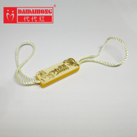 Cordon étiquettes cintre en Nylon, boucle pour vêtements, étiquette personnalisée, nom de marque en relief 3D, Logo personnalisable, 1000 pièces