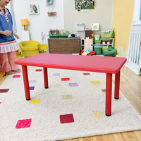 Ensemble table et chaise d'étude réglables au design moderne pour enfants de maternelle, mobilier scolaire en plastique