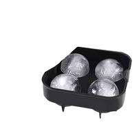 Moule à glaçons sphériques en silicone de qualité alimentaire, réutilisable, à démoulage facile, personnalisable avec logo, pour la fabrication de glaces – Écologique et en promotion