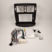 Lecteur multimédia tactile GPS de navigation pour tableau de bord de 10 pouces de 13e génération avec écran HD TV, système d'exploitation Android, rétroviseur