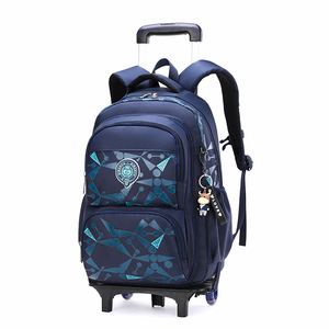 High-quality Private Customized Travel Bag School Trolley Bag Luggage Trolley <b>Backpack</b> <b>with</b> <b>Wheel</b> - Product Image 4