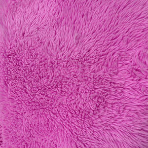 Меховая ткань оптом розовый искусственный мех высокий ворс мех 30 мм 680 г/м 100% полиэстер для одежды Домашний текстиль - Product Image 2