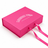 Boîte cadeau magnétique de luxe pour extensions de cheveux et perruques, avec emballage et carte personnalisables pour perruques et cheveux