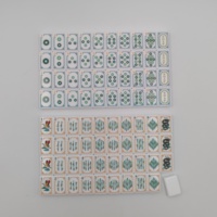 En Stock, Listo para Enviar: Fichas de Mahjong Americanas de Acrílico, MOQ 1 Juego, Diseño Moderno, Portátil, de Lujo, Alta Calidad, para Entretenimiento y Regalo