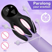 Masturbateur masculin vibrant multi-vibrations commandé par application, avec manchon interne souple, pour l'entraînement de l'endurance masculine, jouet pour adultes pour hommes