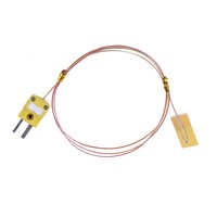 Thermocouples de surface de sondes à feuille mince de type K de haute précision de type T Patchs de thermocouple de type adhésif pour la température de surface
