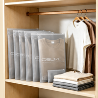 Sacs en plastique à fermeture éclair pour vêtements, sacs à glissière personnalisés avec logo, sacs à fermeture éclair givrés pour vêtements
