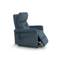 Fauteuil inclinable électrique en tissu avec poche latérale pour personnes âgées, idéal pour le salon et la maison