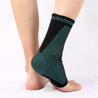 Chaussettes de compression en nylon élastique pour Noël, à bout ouvert, pour les blessures sportives, soutien du pied, protection de la cheville, manchon