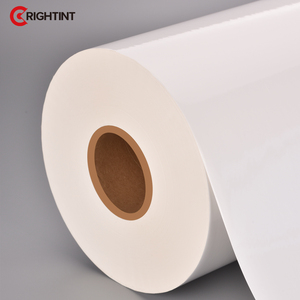 Giấy nhãn cuộn khổ lớn tự dính BOPP chống thấm nước dùng cho bao bì, in phun UV, một mặt, keo acrylic - Product Image 1