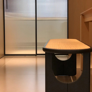 Taburetes largos con patas de <span class=keywords><strong>madera</strong></span> maciza de roble de estilo nórdico, Banco de ratán para sala de estar <span class=keywords><strong>y</strong></span> comedor - Product Image 2