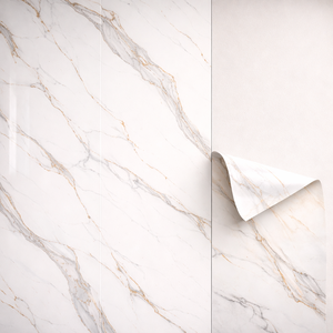 Papier contact moderne en marbre ORON DECO, cuisine, brillant, auto-adhésif, gris, imperméable, anti-moisissure, papier peint à peler et coller - Product Image 6