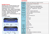 Bestview Pentium 4405U 6 Gigabit LAN Port DDR4 Max.32GB Mini PC Pfsense Network Sever Opnsense komputer Router Fanless PC kotak