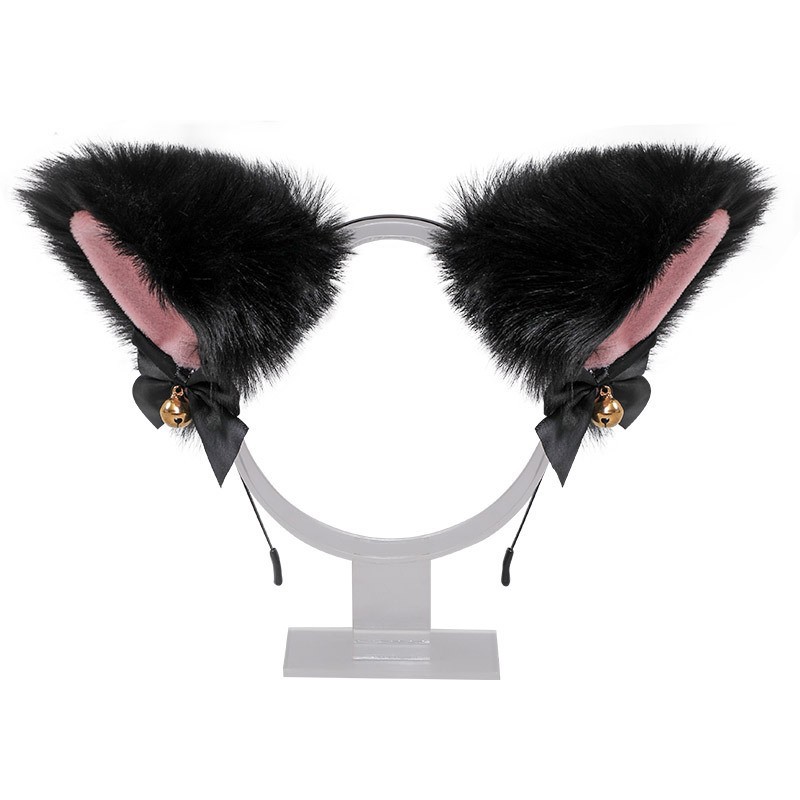 Black cat ear headdress