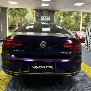 WRAPMASTER 1,52x17M PET Metálico Brillante <span class=keywords><strong>Venecia</strong></span> Púrpura Vinilo Adhesivo Metálico Car Wrap Vinilo - Product Image 3
