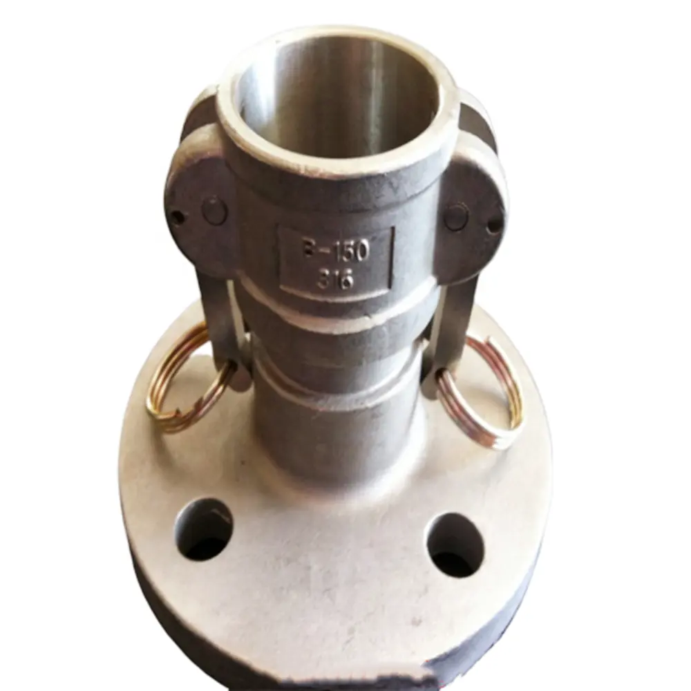 binzhou wudi herong stainless steel camlock coupling flange adapter type B