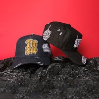 Casquette en daim de luxe de haute qualité avec broderie 3D, puce NFC, doublure en satin, visière incurvée et épingles métalliques – Casquettes de baseball pour le streetwear