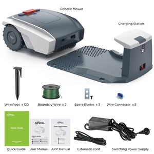 High Efficiency <b>24V</b> <b>Battery</b> Outdoor Robot M18E Fully Automatic Lawn Mower DIY Mobile Phone Planned Path Industrial Wholesale - Product Image 1