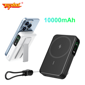 High Capacity 10000mAh Wireless Fast Charging Magnetic Power Banks 10000mah Wireless Charger Stand Magnetic Battery - Product Image 1