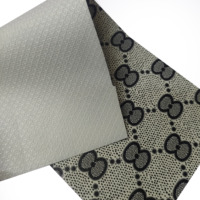 La Chine vente chaude pas cher Simple imprimé Composite imprimé Faux tissu en cuir synthétique pour sac à main sac à dos