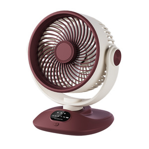 Ventilateur de bureau USB avec oscillation, rechargeable, petit ventilateur portable pour dortoir, fonction de circulation d'air - Product Image 2