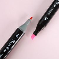 Ensemble de marqueurs d'art permanents à double pointe de qualité supérieure avec encre à base d'alcool, 168 couleurs, pointe de 6 mm, en plastique, pour le dessin DIY